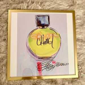 ✨ Bright Chanel Chance Perfume Inspired Artwork Print Poster ✨